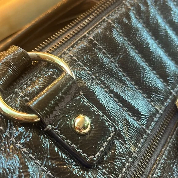 J Crew Dark Brown Patent Leather Tote - Picture 7 of 16